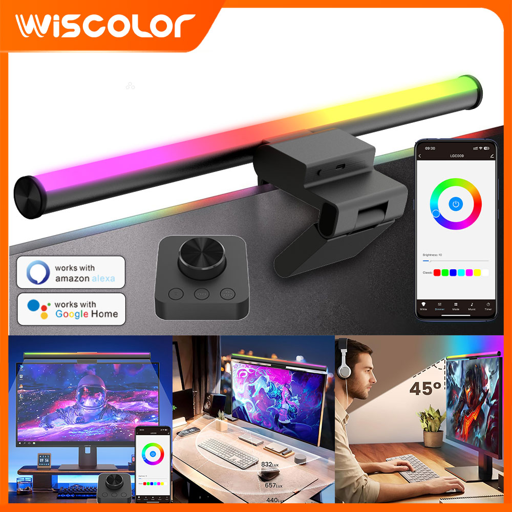 Gaming Accessories For Gaming Desk - Screen Hanging Lamp Monitor Light Bar