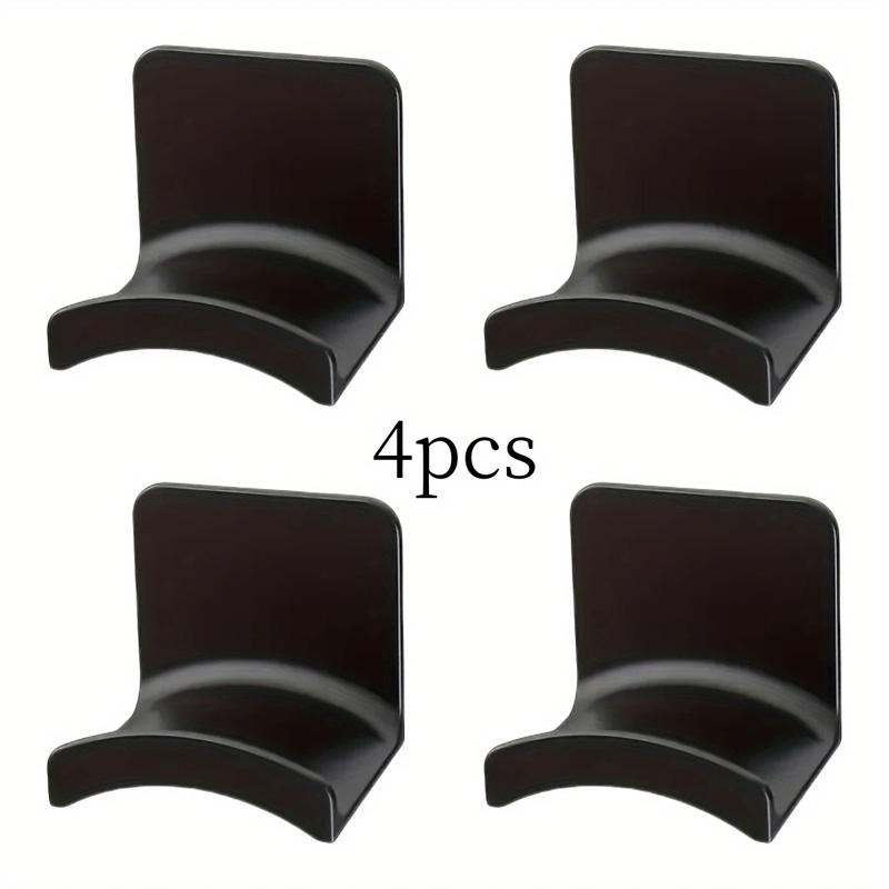 4Pcs Black Adhesive Headphone  - Gaming Accessories For Gaming Desk 评论和价格