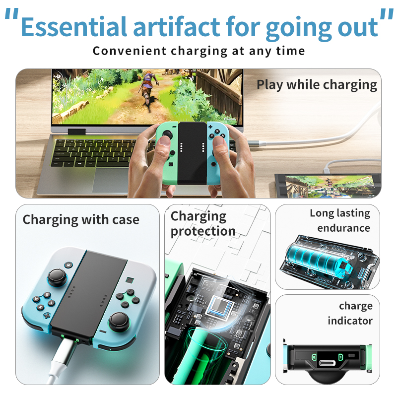AOLION Portable Switch joncon  - Gaming Kit Accessories Nintendo Switch 评论和价格