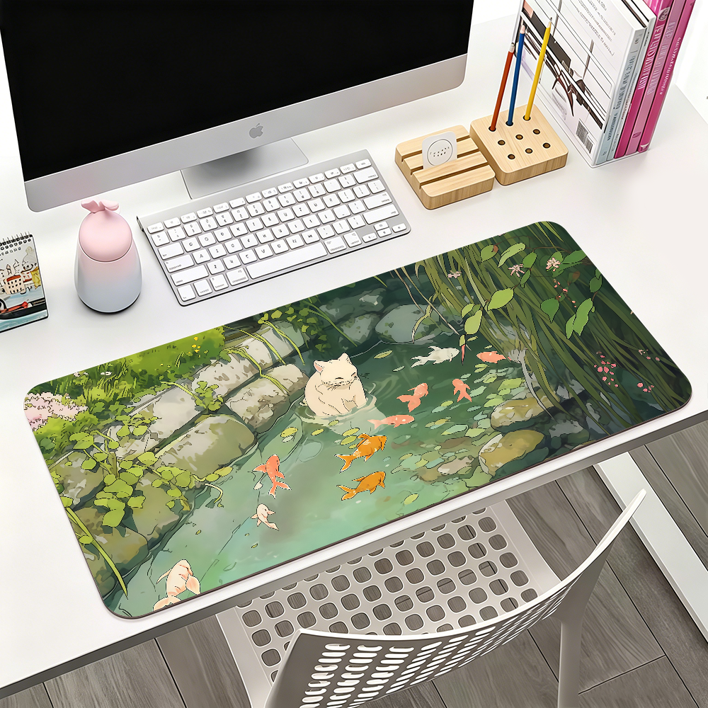 Cute Cartoon Cat Fish Lofi Mou - Gaming Accessories On Sale 评论和价格