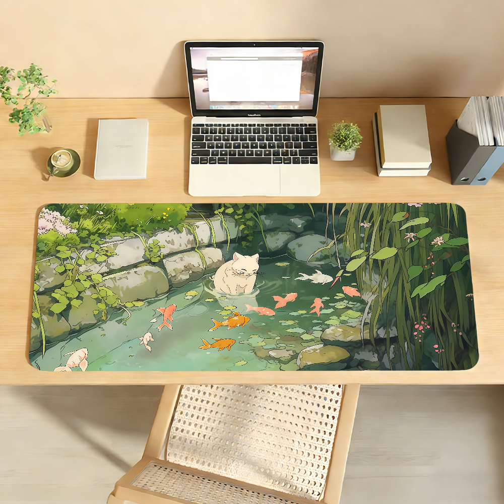 Cute Cartoon Cat Fish Lofi Mou - Gaming Accessories On Sale 评论和价格