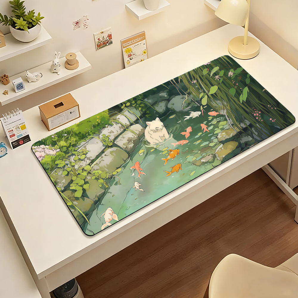 Cute Cartoon Cat Fish Lofi Mou - Gaming Accessories On Sale 评论和价格