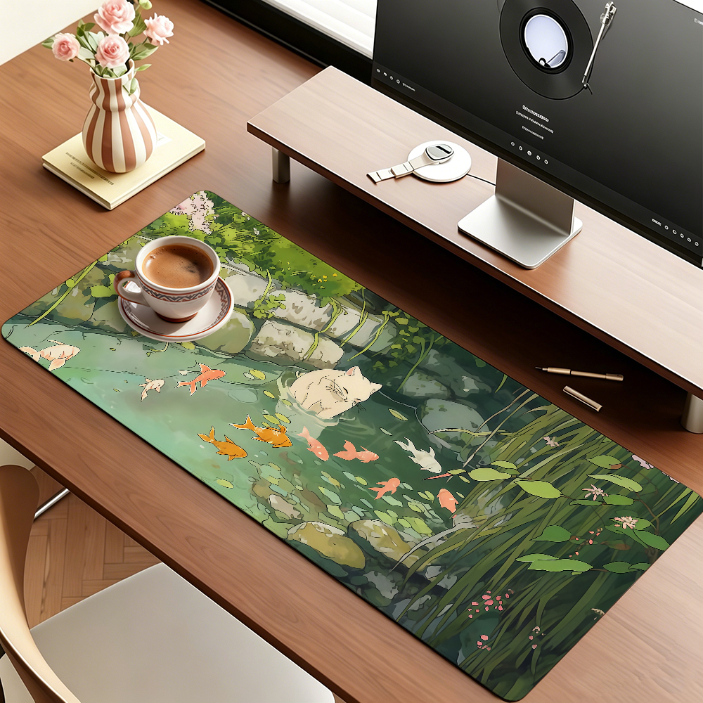 Cute Cartoon Cat Fish Lofi Mou - Gaming Accessories On Sale 评论和价格