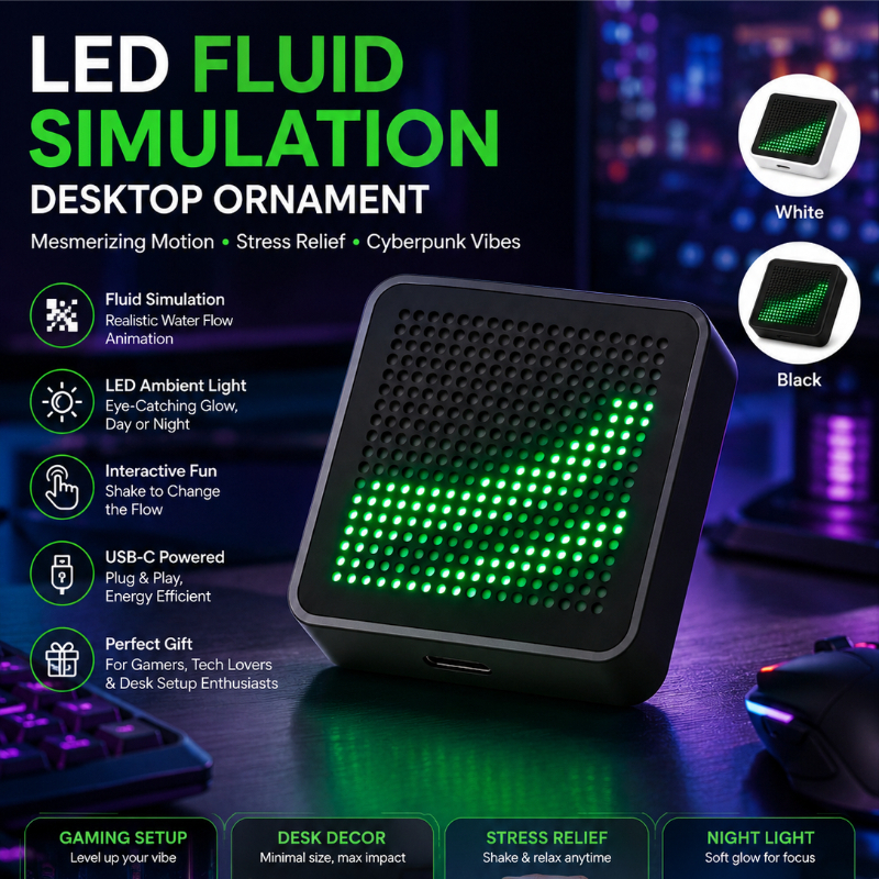 LED Fluid Simulation Desktop O - Gaming Accessories Led 评论和价格