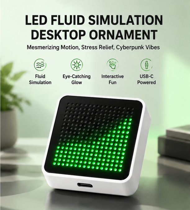 LED Fluid Simulation Desktop O - Gaming Accessories Led 评论和价格