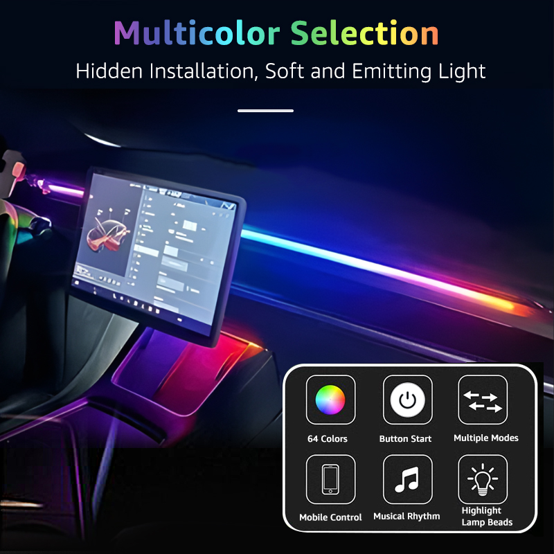 78inch 200cm 150cm LED Car Amb - Rgb Hub Sync 评论和价格