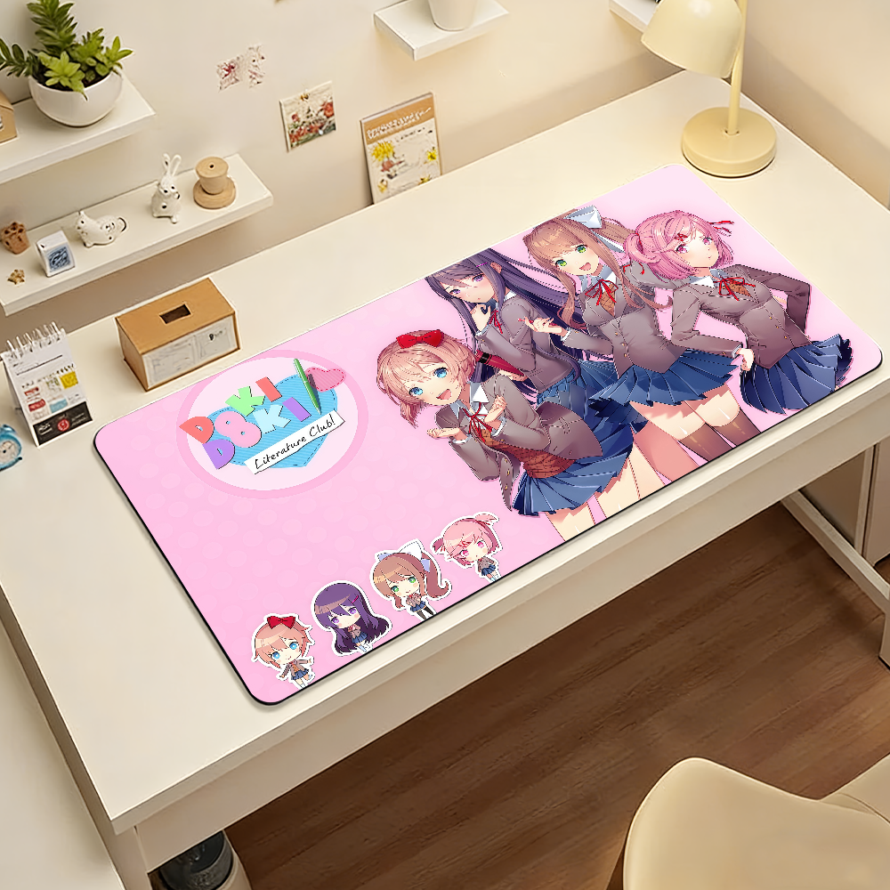 Game DDLC cute girl Mouse Pad  - Gaming Accessories On Sale 评论和价格