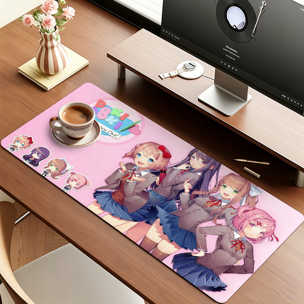 Game DDLC cute girl Mouse Pad  - Gaming Accessories On Sale 评论和价格