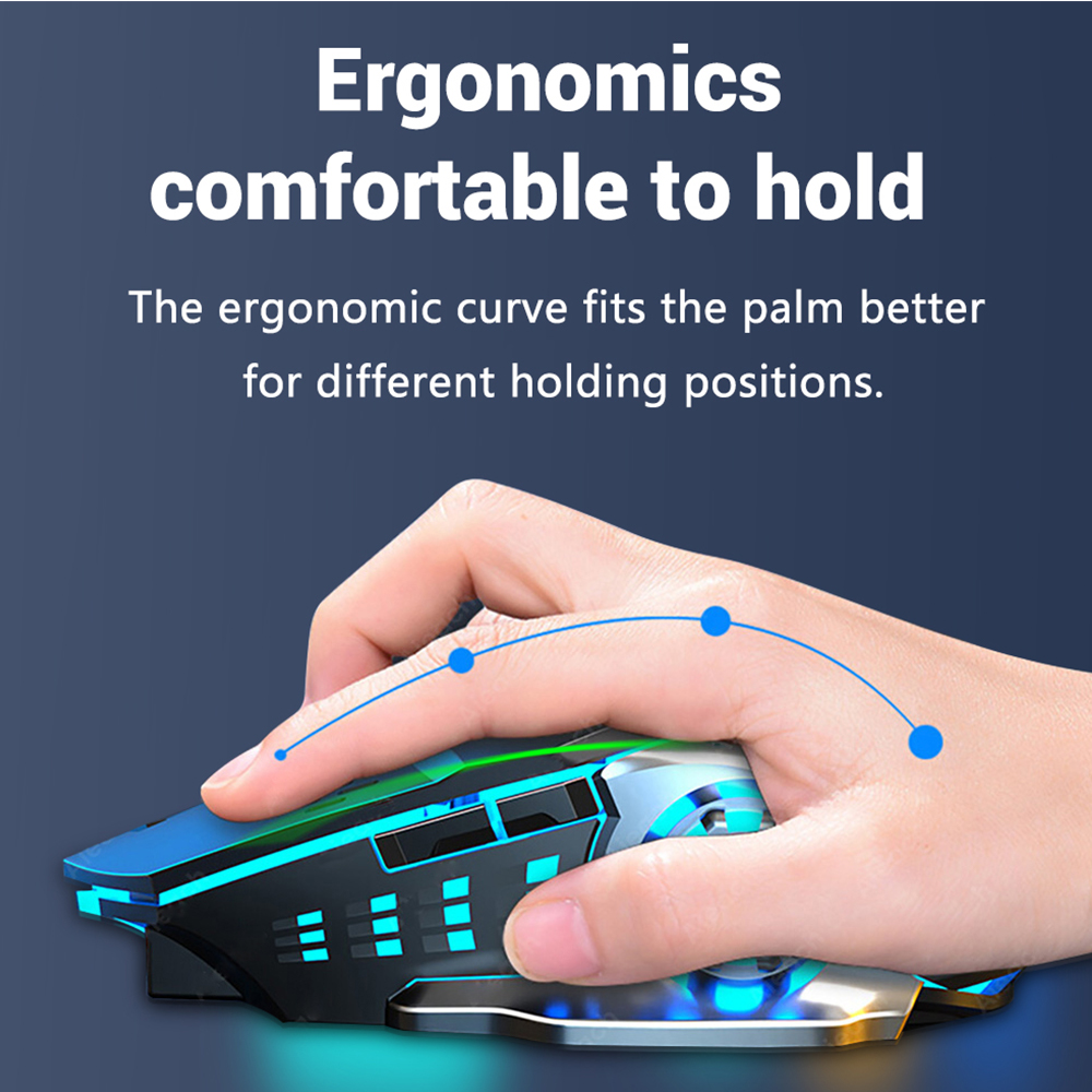 Bluetooth 5.2 Mouse 2.4G Wirel - Gaming Hand Accessories 评论和价格