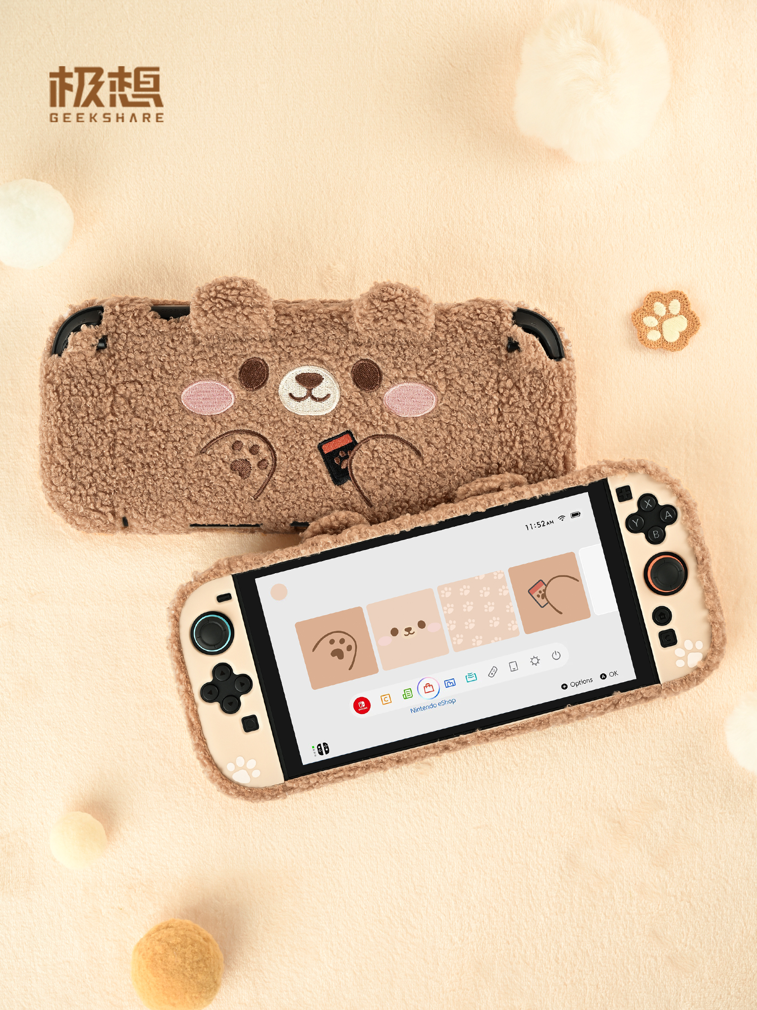 GEEKSHARE NS2 Switch 2 Plush-S - Gaming Kit Accessories Nintendo Switch 评论和价格