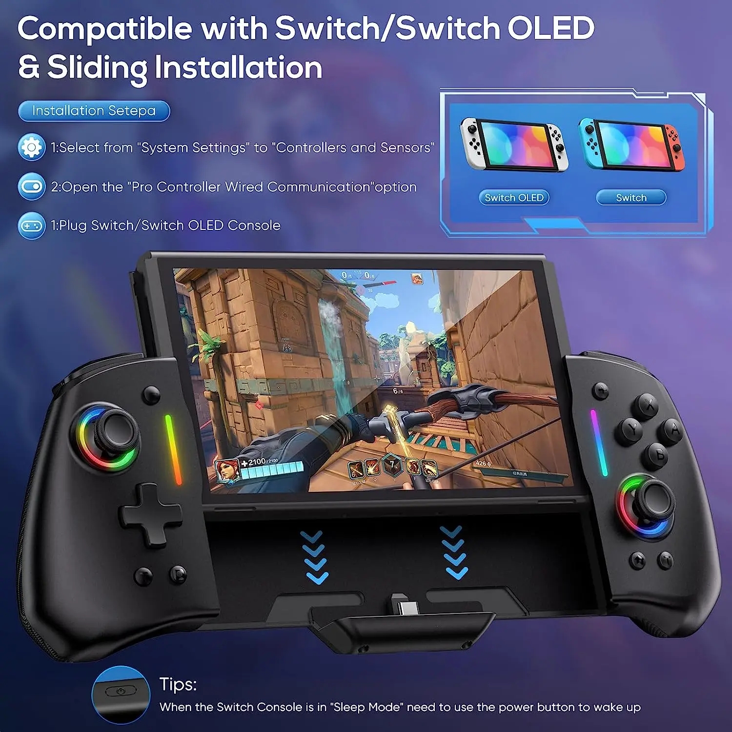Gamepad Gaming Control Game Pa - Gaming Kit Accessories Nintendo Switch 评论和价格