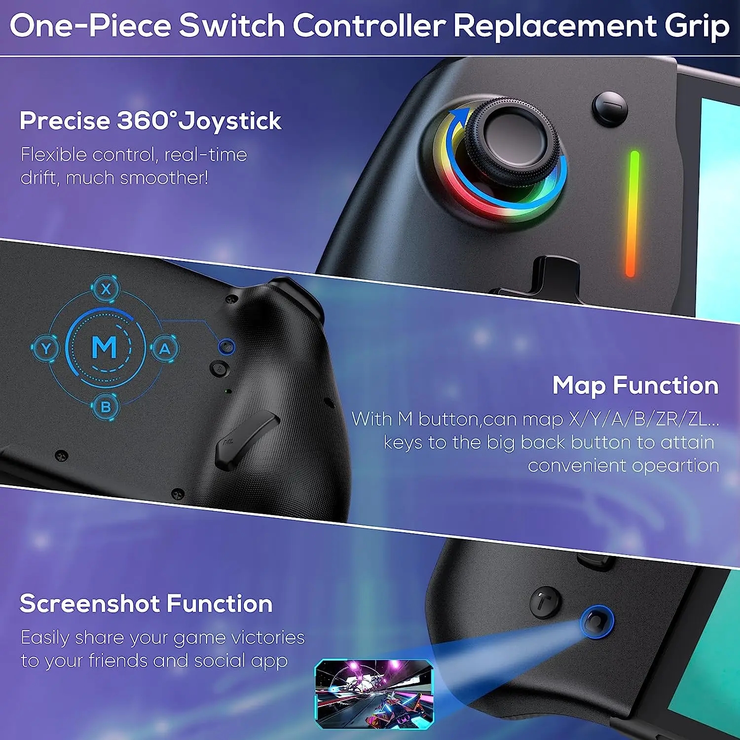 Gamepad Gaming Control Game Pa - Gaming Kit Accessories Nintendo Switch 评论和价格