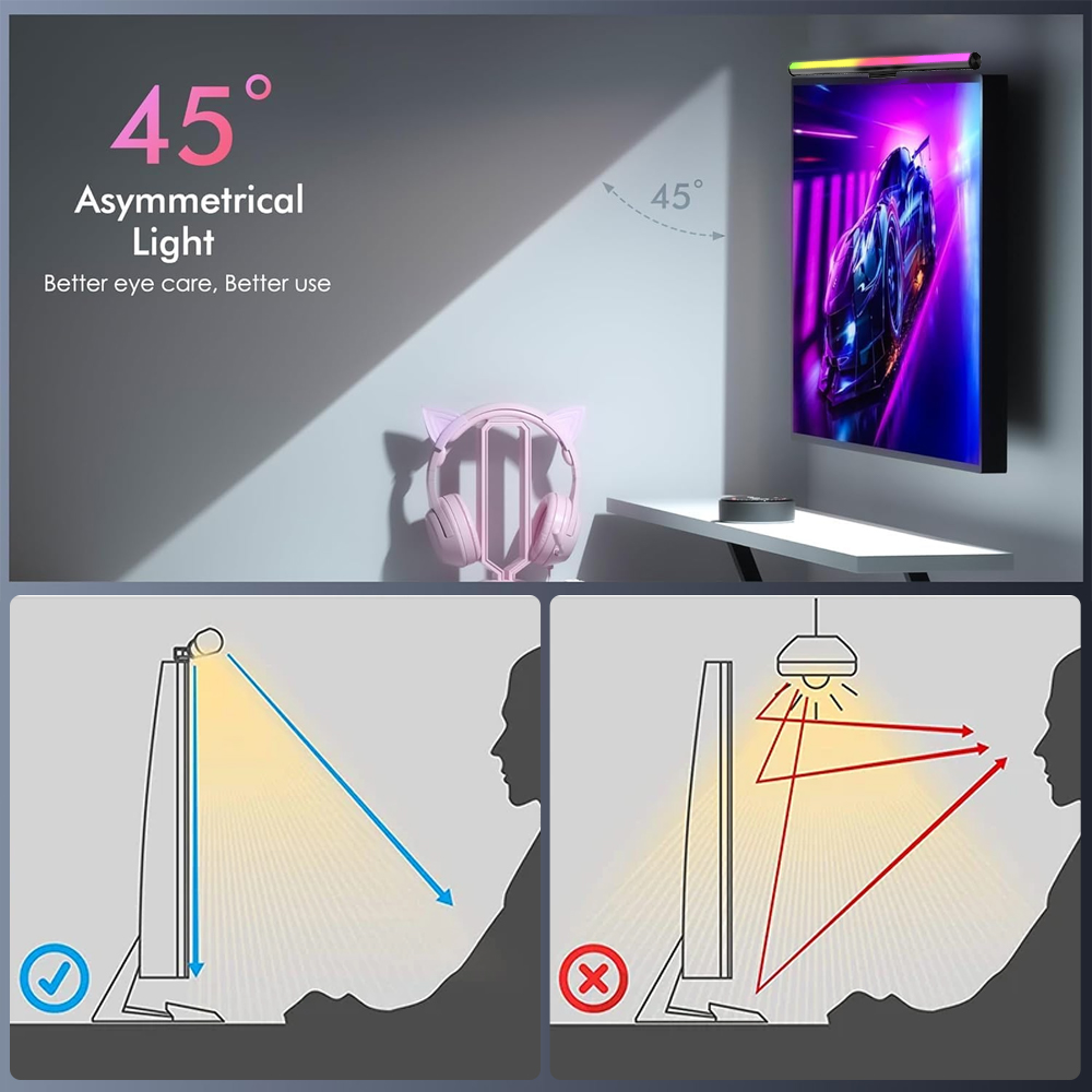 Screen Hanging Lamp Monitor Li - Gaming Accessories For Gaming Desk 评论和价格