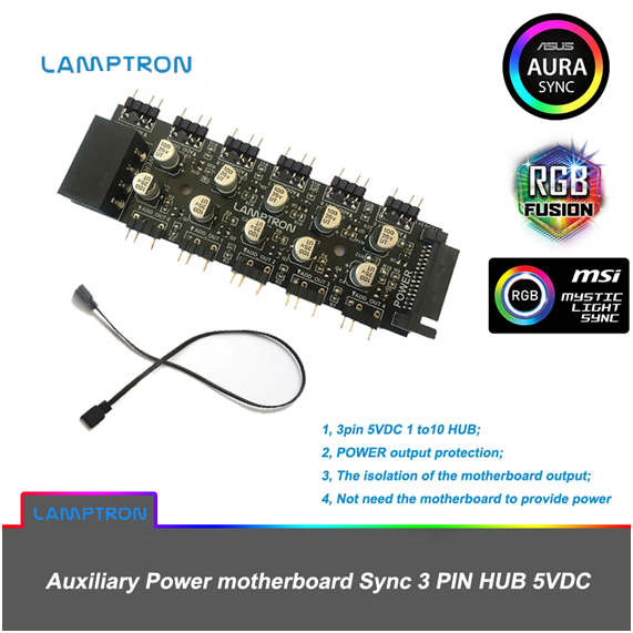 LAMPTRON SP101 10X Addressable - Gaming Hardware And Accessories 评论和价格