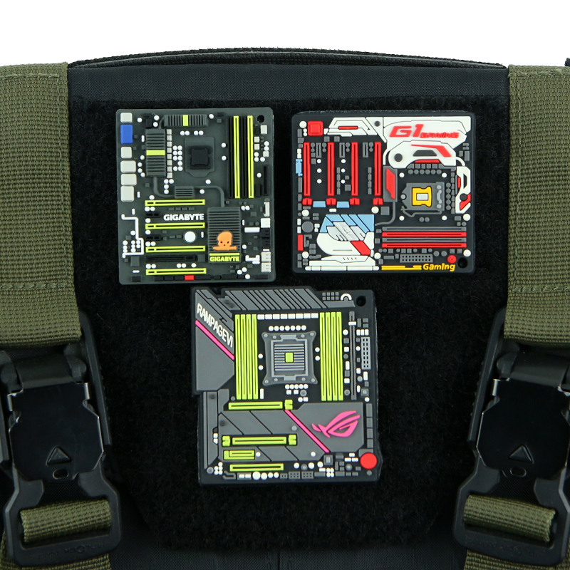 PC ROG Motherboard PVC Patch R - Gaming Hardware And Accessories 评论和价格