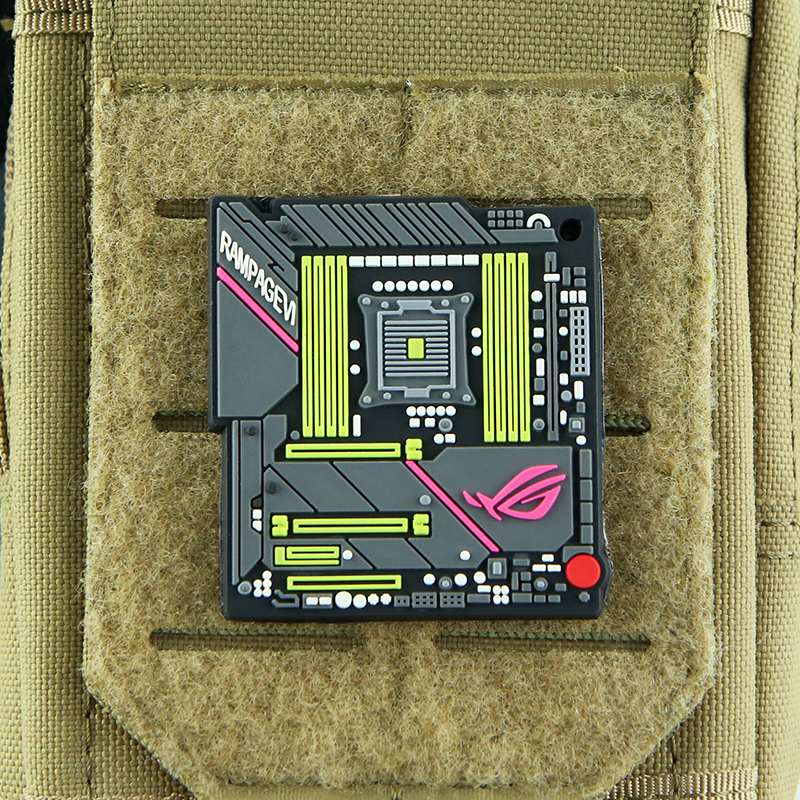 PC ROG Motherboard PVC Patch R - Gaming Hardware And Accessories 评论和价格