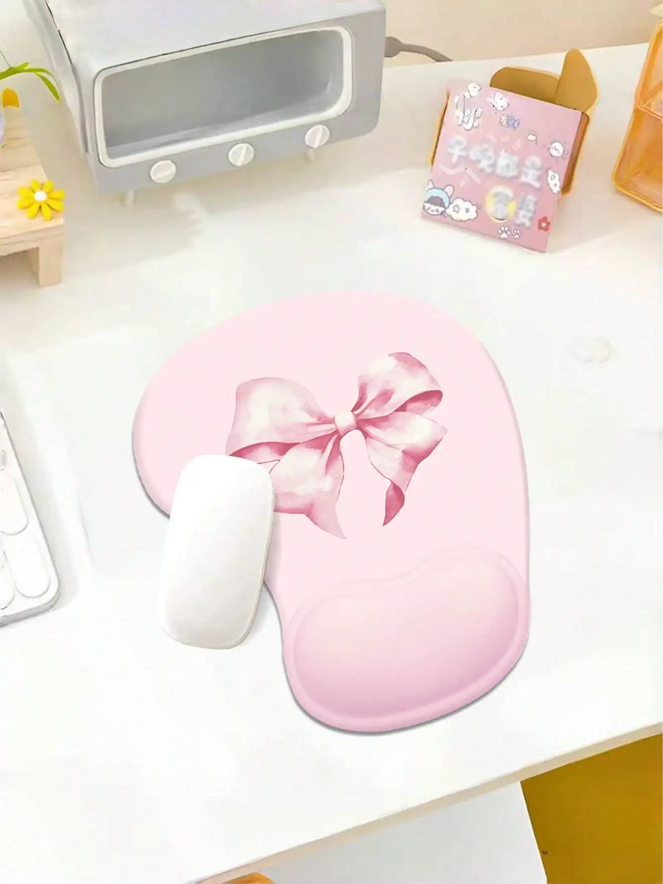 1 Piece Pink Bow Mouse Pad, Th - Gaming Accessories Pink 评论和价格