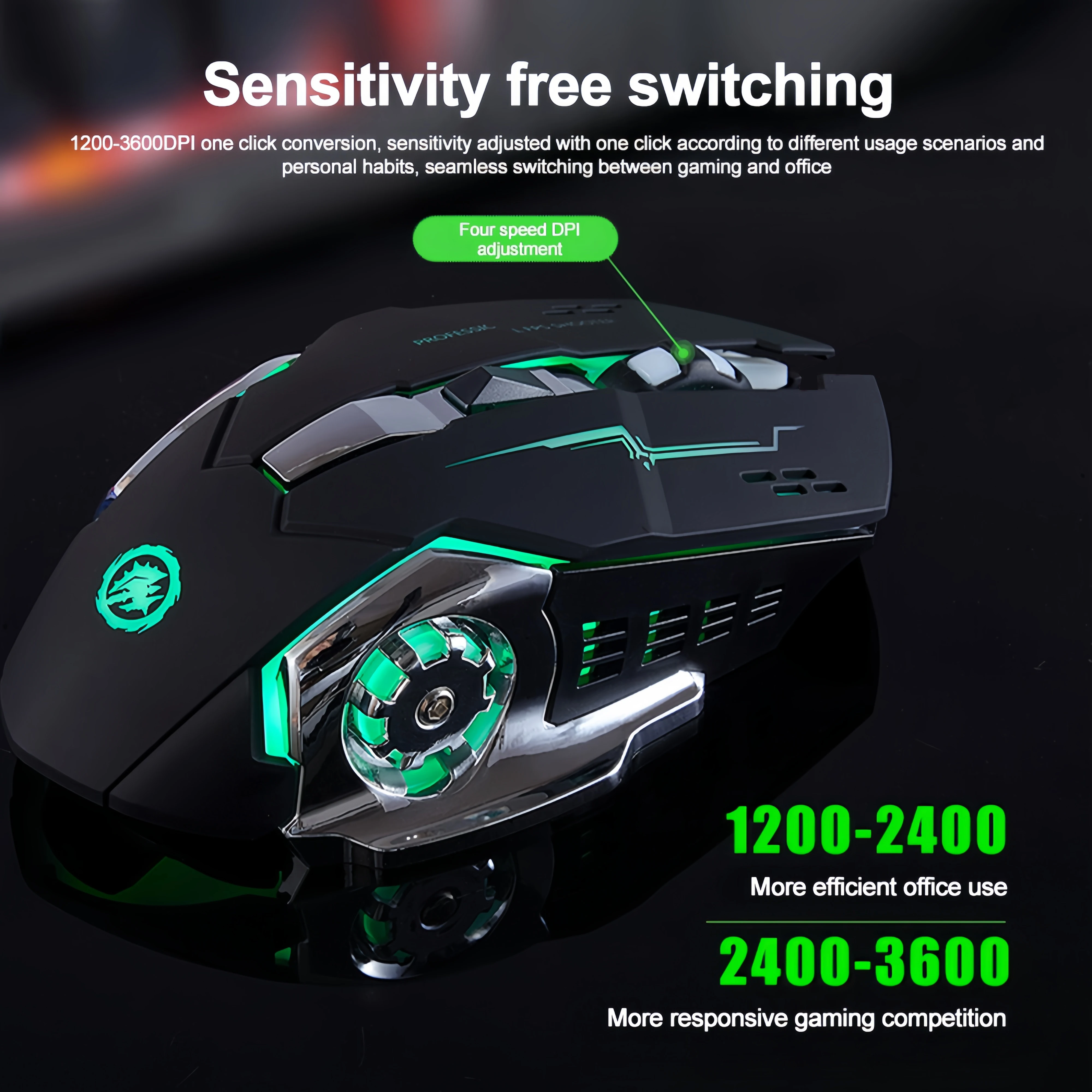 RGB Dual-Mode Bluetooth 5.2 Mo - Gaming Hand Accessories 评论和价格