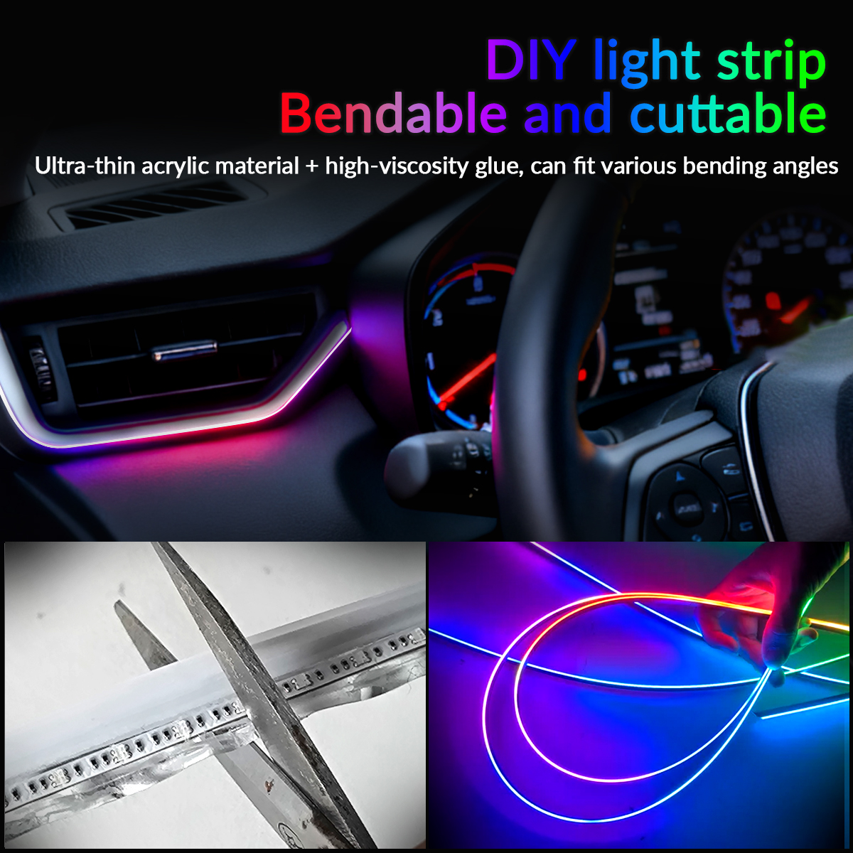 Symphony Ambient Lights Car RG - Rgb Hub Sync 评论和价格