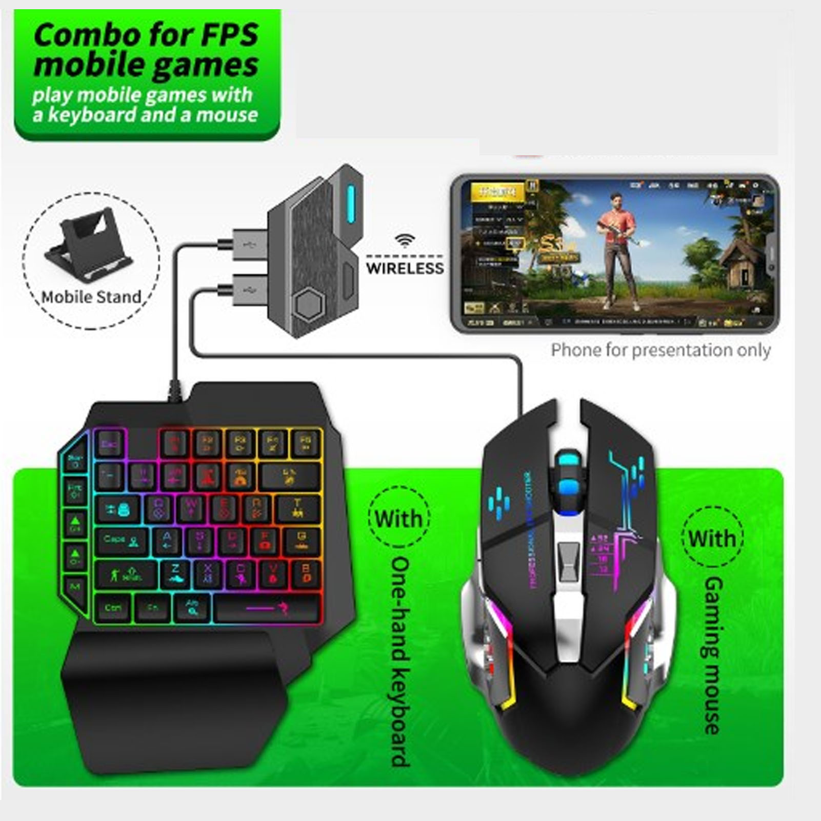 Keyboard Mouse Converter Set R - Gaming Hand Accessories 评论和价格