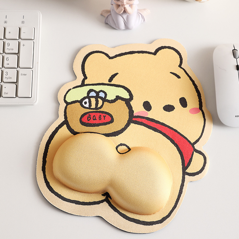 W-Winnie The Pooh Bear Mouse P - Gaming Accessories On Sale 评论和价格