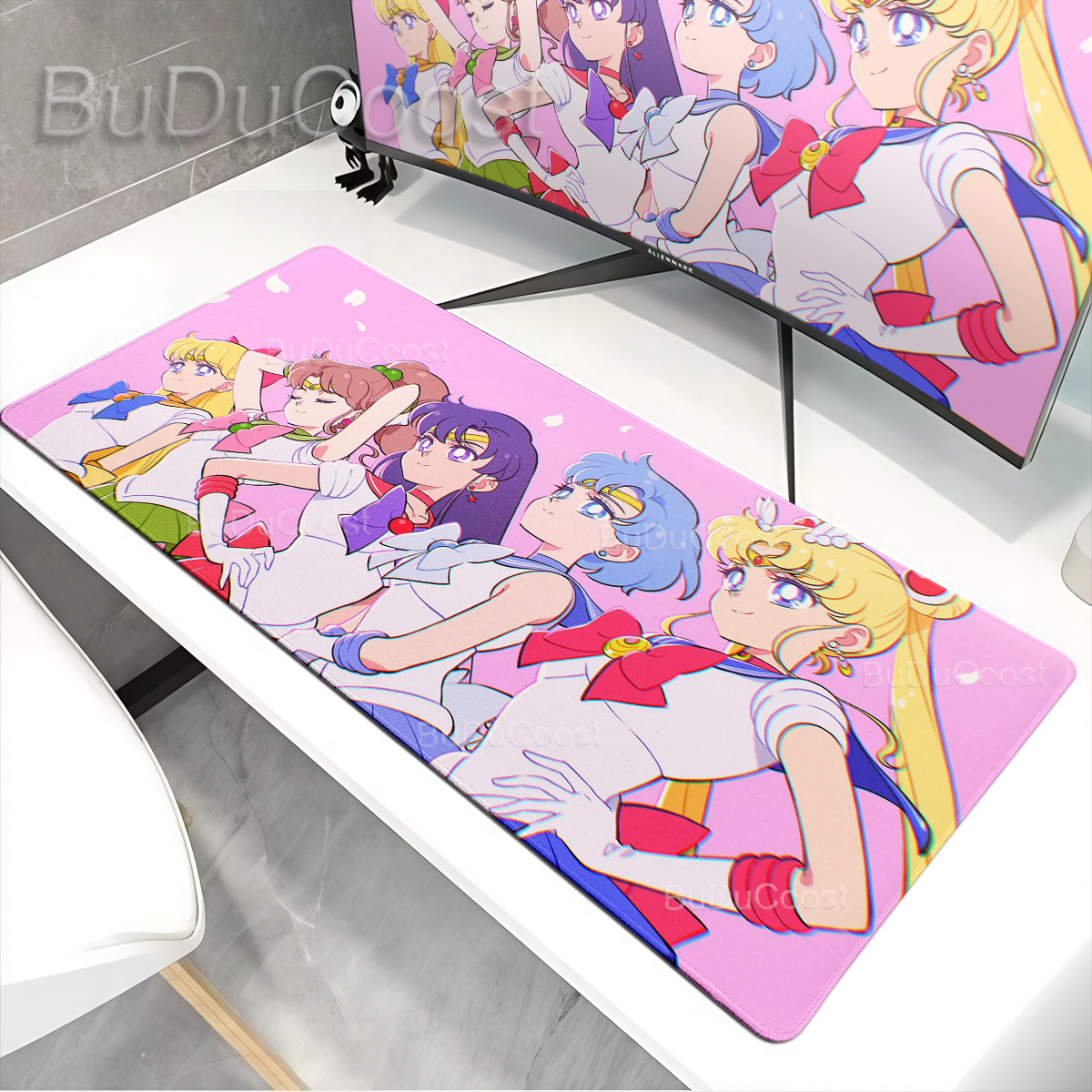 XXL Sailor Moon Cute Pink Anim - Gaming Accessories Pink 评论和价格
