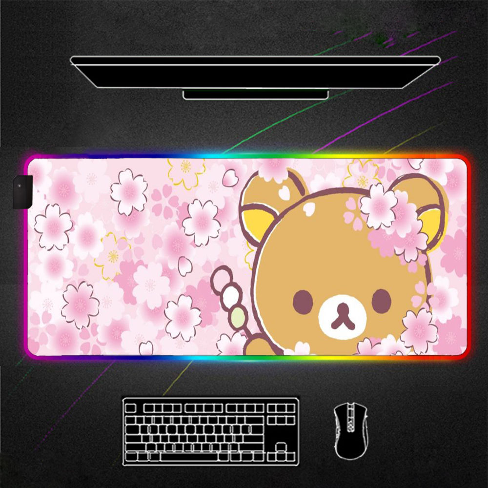 Korilakkuma Mouse Pad Xxl Cute - Gaming Accessories Pink 评论和价格