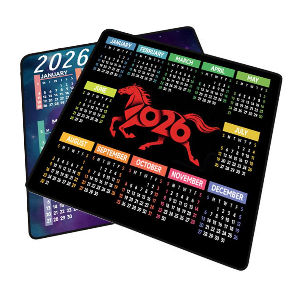 2026 Calendar Mouse Pad Waterp - Gaming Accessories For Gaming Desk 评论和价格