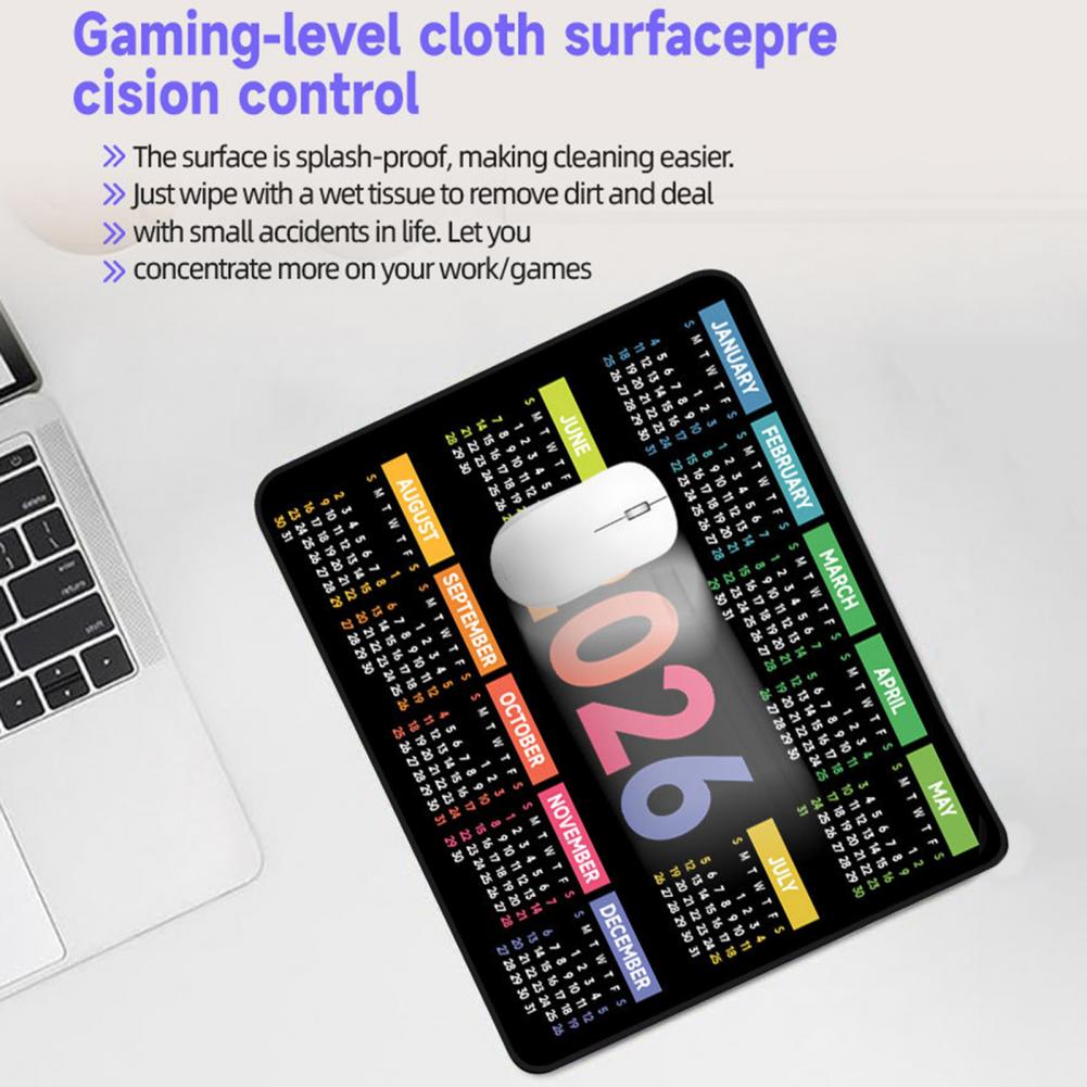 2026 Calendar Mouse Pad Waterp - Gaming Accessories For Gaming Desk 评论和价格