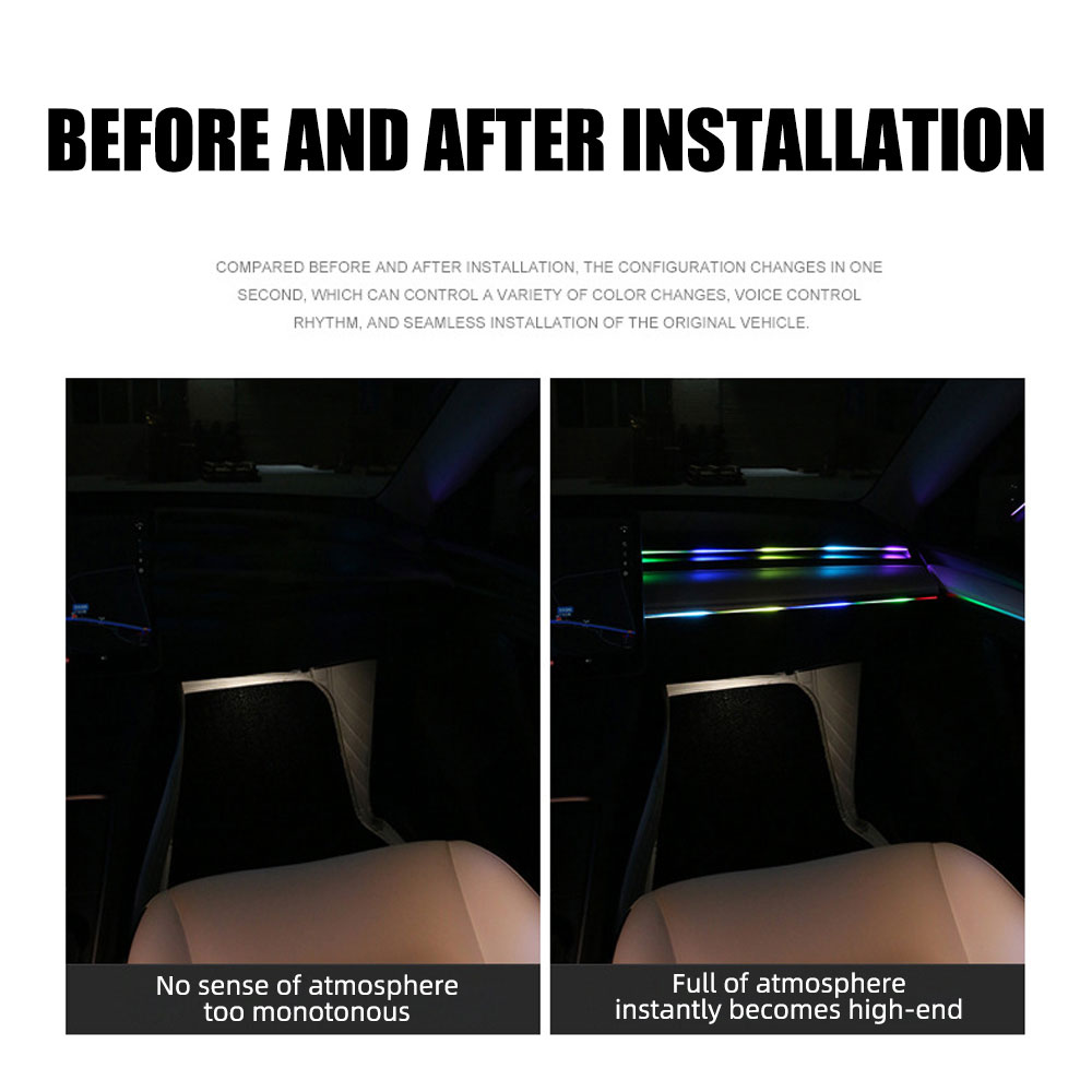 6/10 in 1 Car Led Ambient Ligh - Rgb Hub Sync 评论和价格