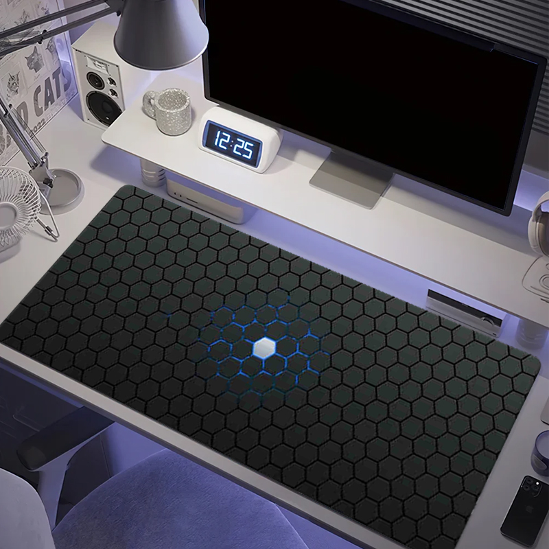 Hexagon Large Gaming Mouse Pad - Gaming Accessories For Gaming Desk 评论和价格