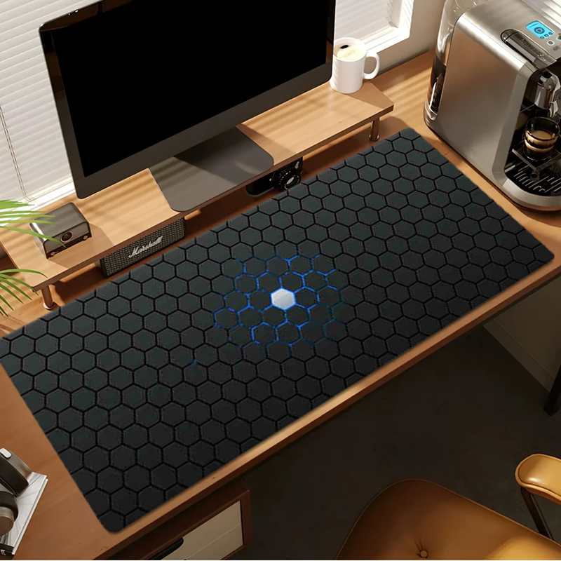 Hexagon Large Gaming Mouse Pad - Gaming Accessories For Gaming Desk 评论和价格