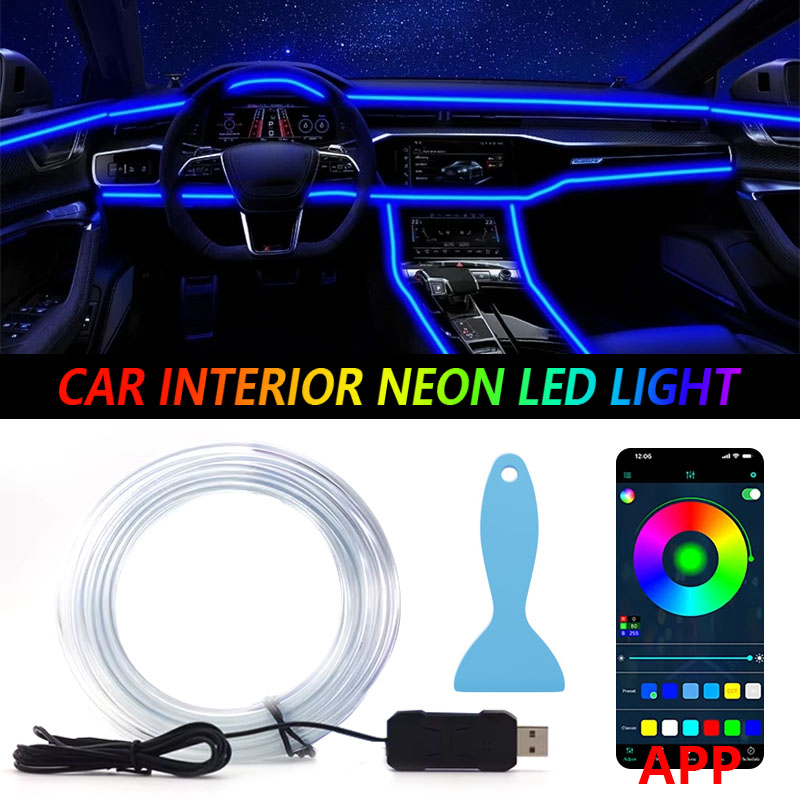 Car RGB Ambient LED Light Stri - Rgb Hub Sync 评论和价格