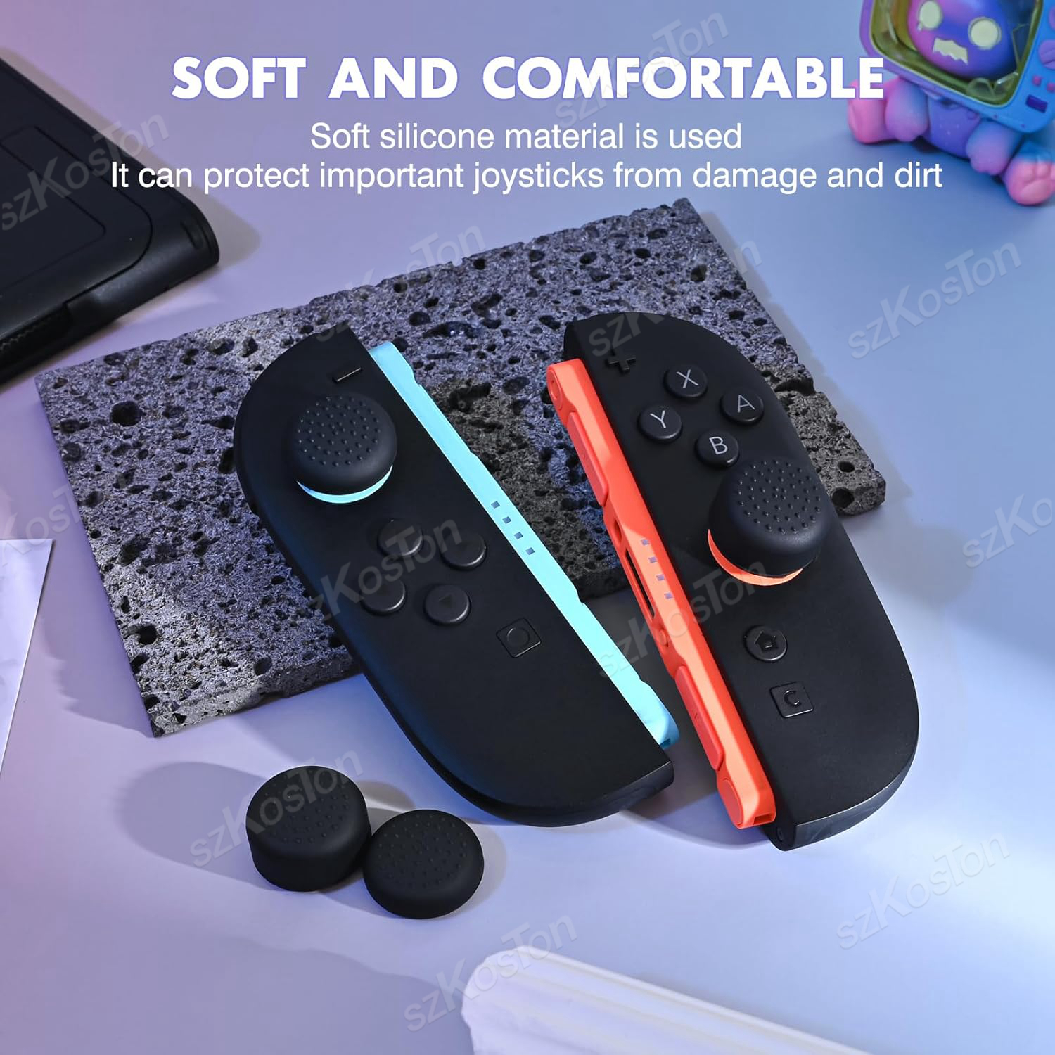 4PCS For Switch 2 No-Slip Sili - Gaming Kit Accessories Nintendo Switch 评论和价格
