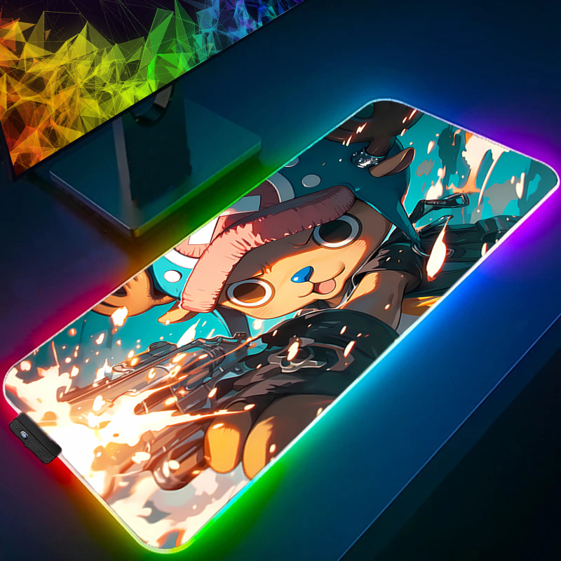 RGB Mouse Pad one piece Tony T - Gaming Accessories Led 评论和价格