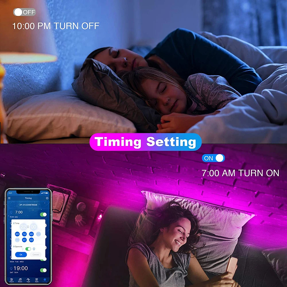 Bluetooth LED Lights Strip 505 - Rgb Hub Sync 评论和价格
