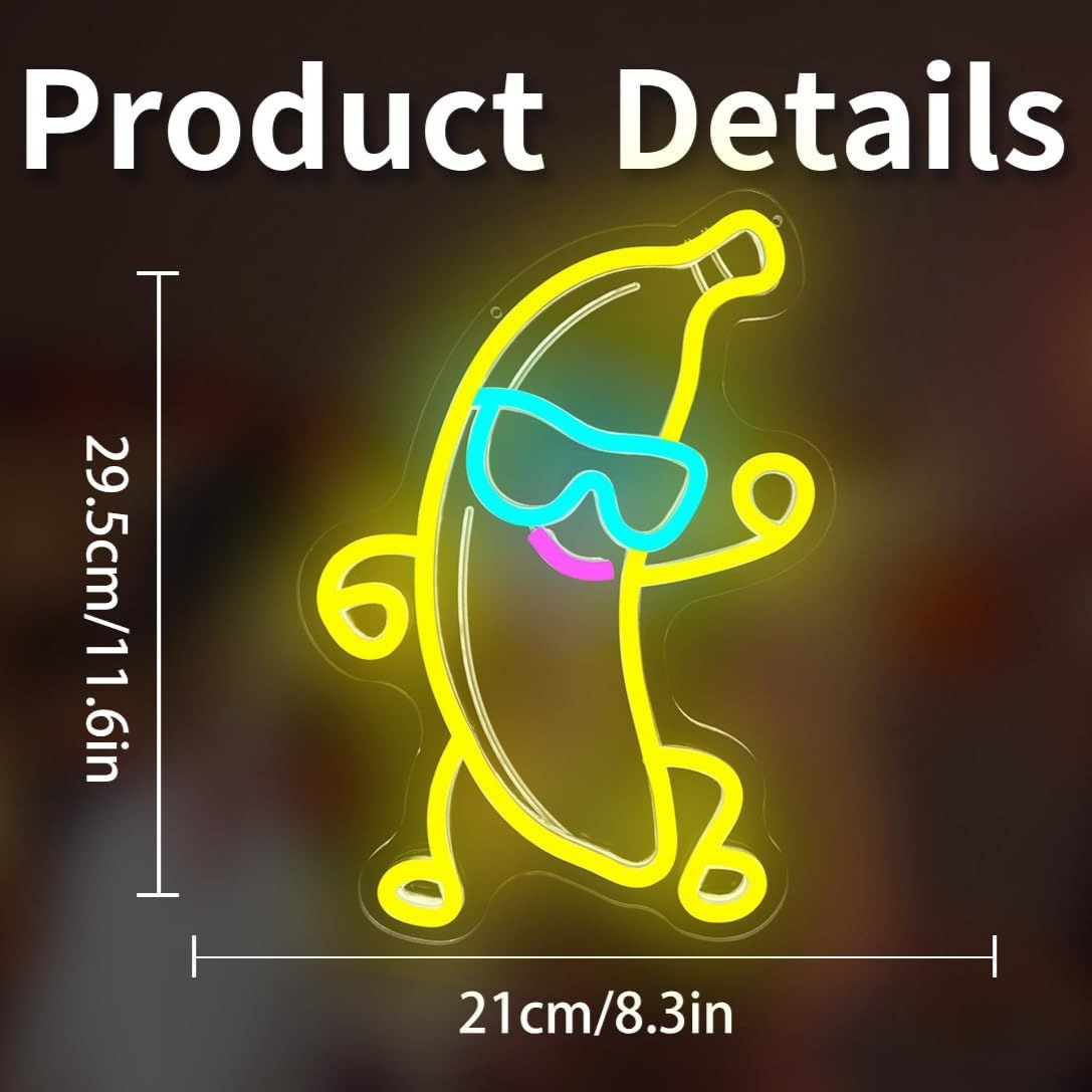 Banana Dancing Neon Sign LED D - Gaming Accessories Led 评论和价格
