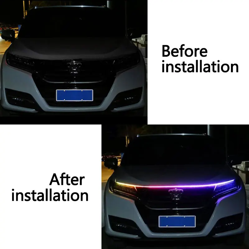 120/150/180cm Car Hood Decorat - Rgb Hub Sync 评论和价格