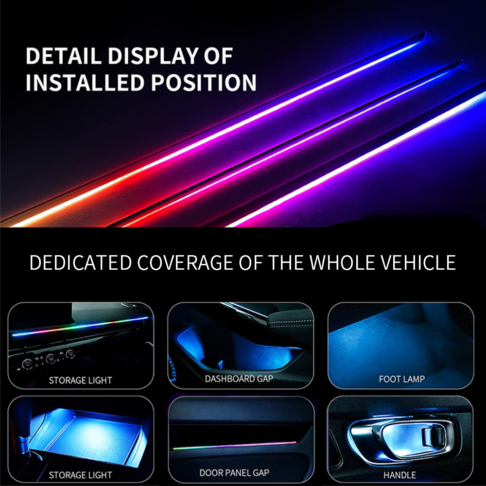 Symphony Car Ambient Lights Ki - Rgb Hub Sync 评论和价格
