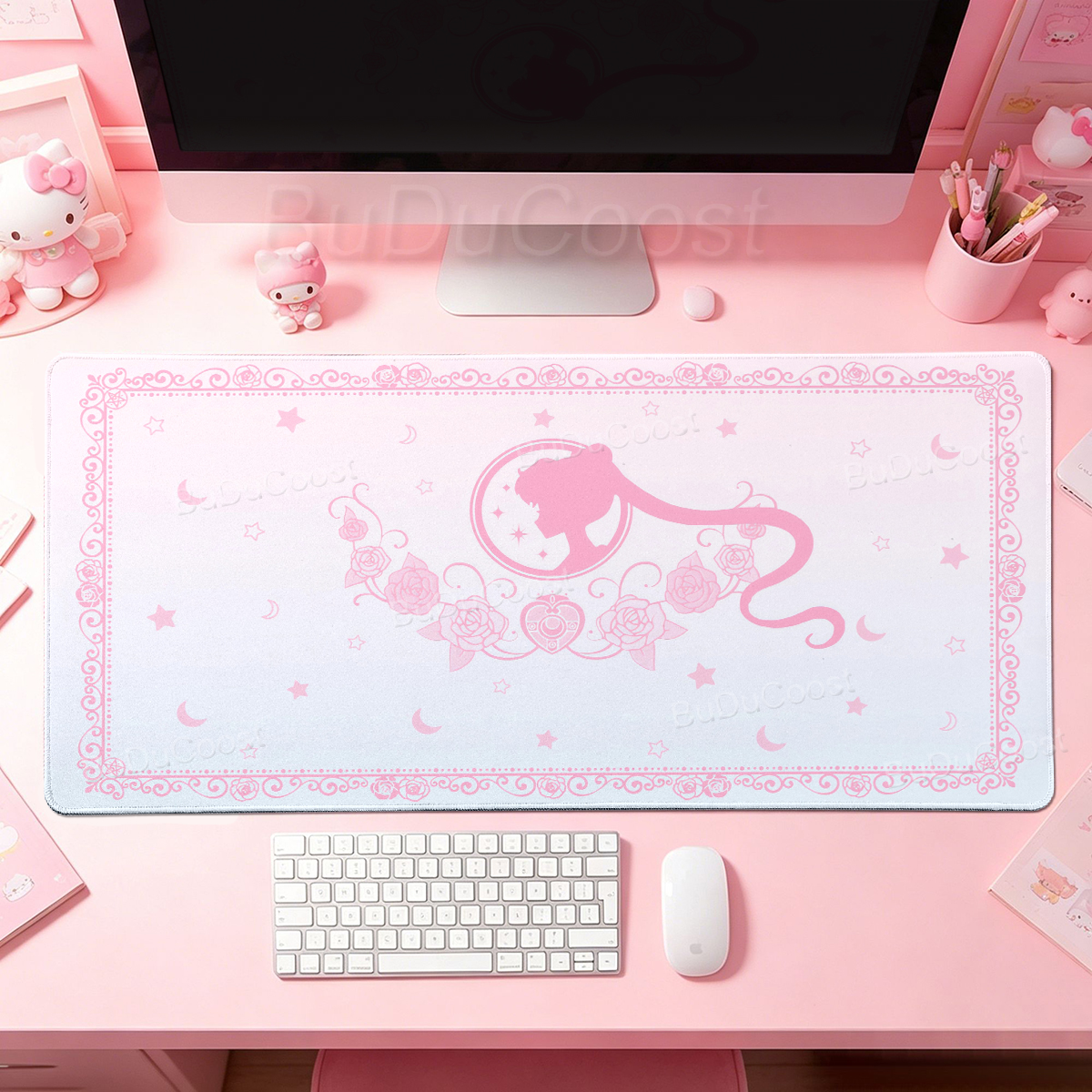 Kawaii Anime Girls Pink Mouse  - Gaming Accessories Pink 评论和价格