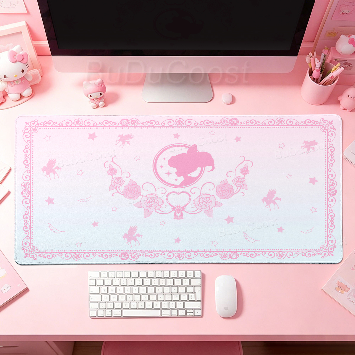 Kawaii Anime Girls Pink Mouse  - Gaming Accessories Pink 评论和价格