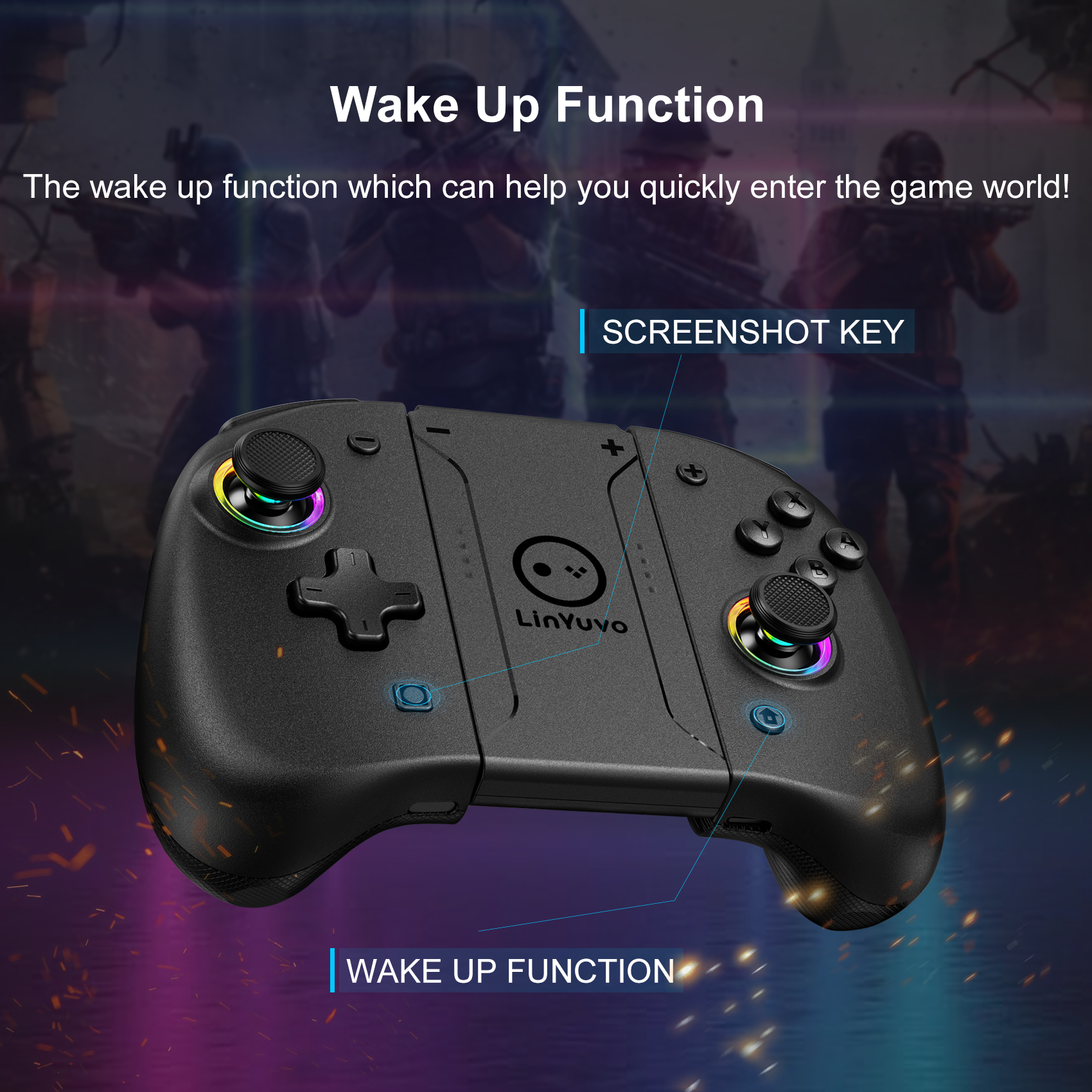 Wireless Bluetooth Controller  - Gaming Kit Accessories Nintendo Switch 评论和价格